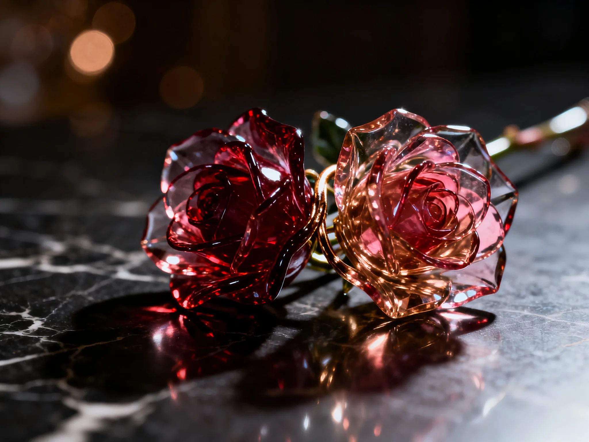Glass Rose Kiss