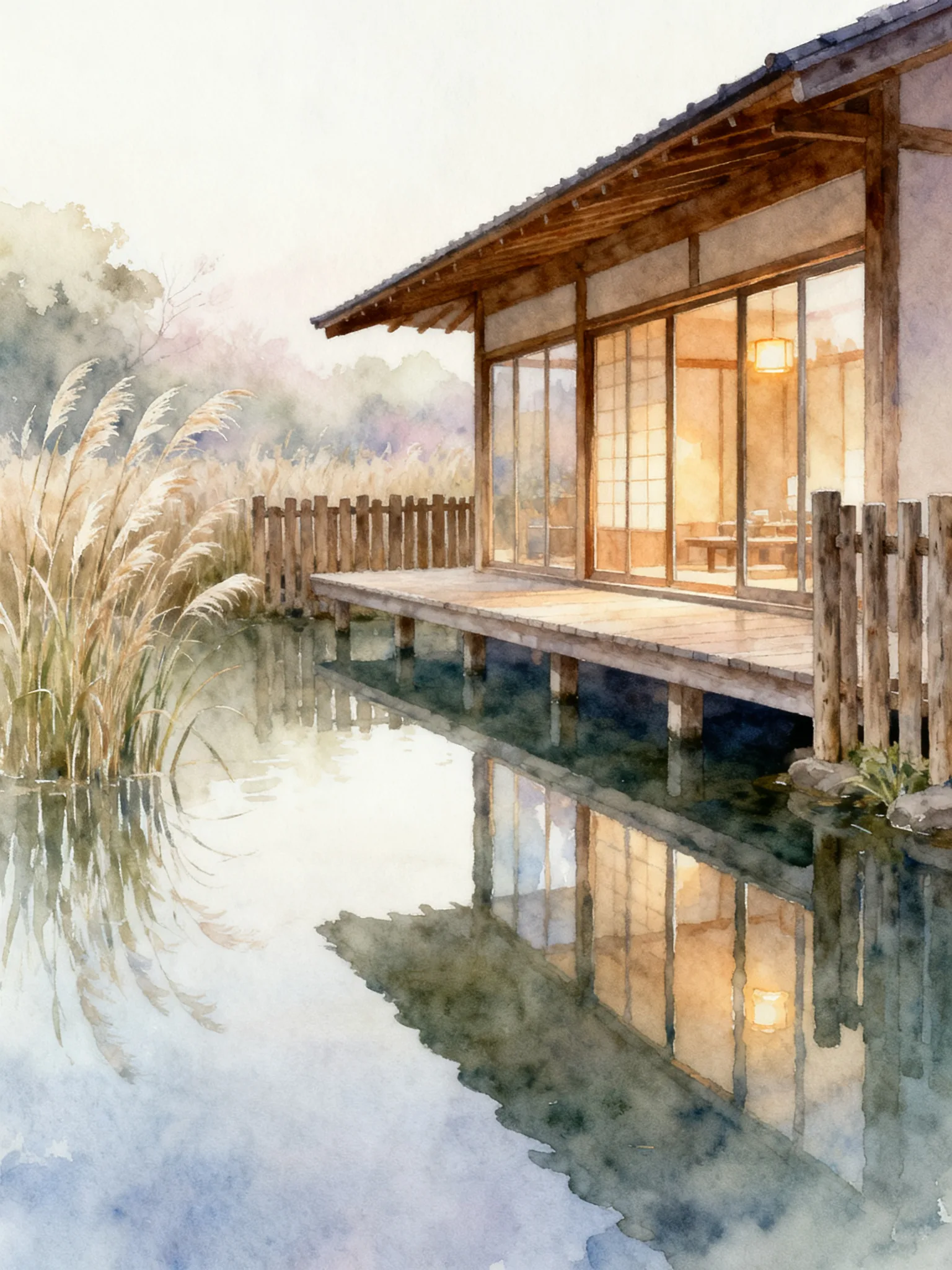 Riverside Serenity: A Japanese-style Retreat